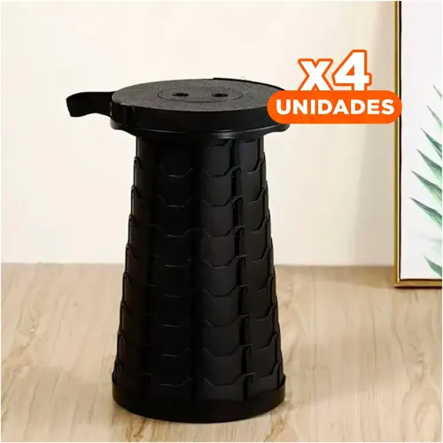 GENERICO Pack4 Apoyo Compacto Con Seguro Portatil Y Practico