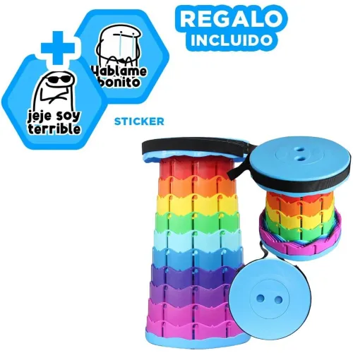 GENERICO Silla Funcional Plegable Con Seguro Firme