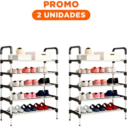 GENERICO Pack2 Almacenamiento Vertical De Calzado Multi