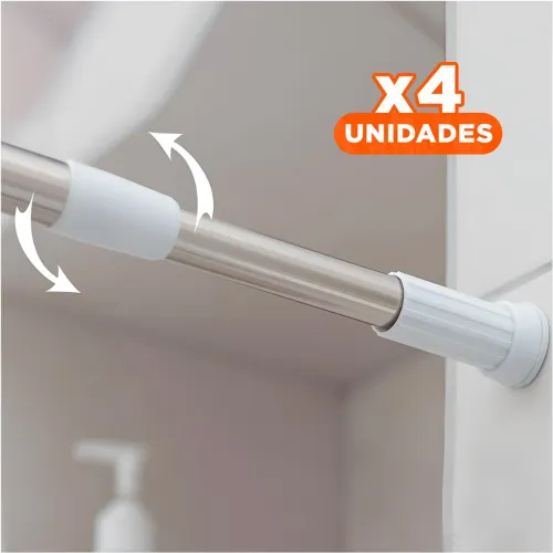 GENERICO Pack4 Implemento Ajustable Para Ducha Estable