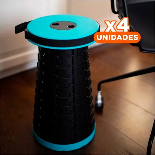 GENERICO Pack4 Taburete Estable Y Seguro Para Uso Diario O