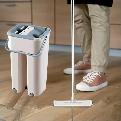 GENERICO Trapeador Giratorio 360 Con Balde Centrifugador