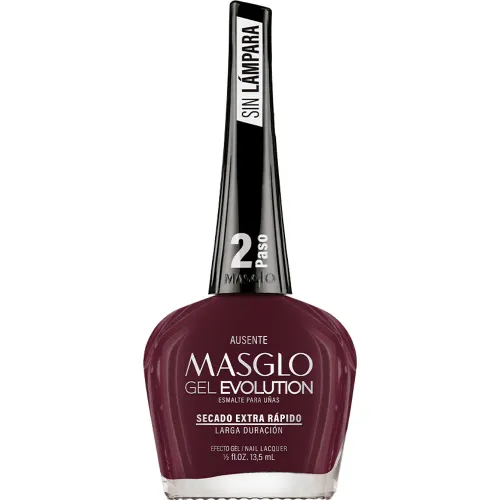 MASGLO Esmalte De Uñas Gel Evolution-Ausente 13.5ml