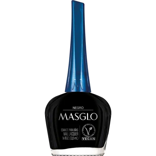MASGLO Esmalte De Uñas Cremoso-Negro 13.5ml