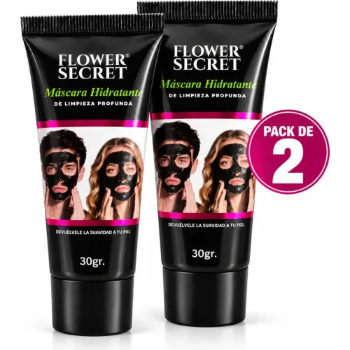 GENERICO Pack X2 Mascarilla Facial Negra Peel Off Hidratante Limpieza Profunda 60g