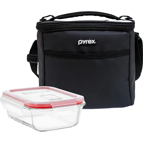 PYREX Lonchera Pyrex Juvenil Tottem Black Con Taper 650ml 300381