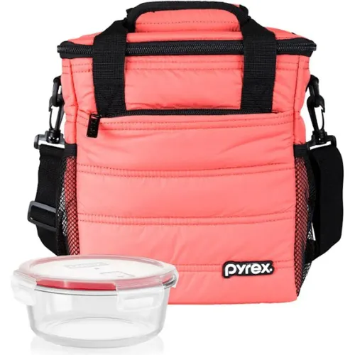 PYREX Lonchera Pyrex Juvenil Totem Coral Con Taper 400ml 300403
