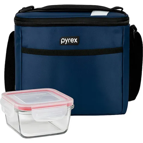 PYREX Lonchera Pyrex Juvenil Tottem Azul Con Taper 650ml 300482