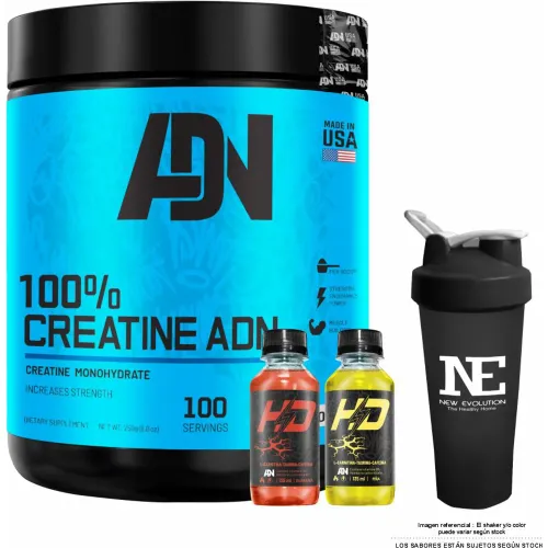 ADN NUTRITION Adn Nutrition 100% Creatine Adn 250 Gr. + Shaker