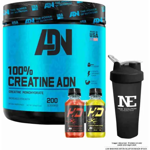 ADN NUTRITION Adn Nutrition 100% Creatine Adn 500 Gr. + Shaker