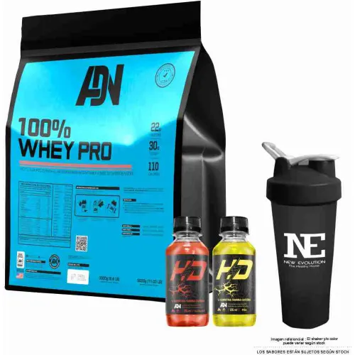 ADN NUTRITION Adn Nutrition 100% Whey Pro  3 Kg. Cookie + Shaker