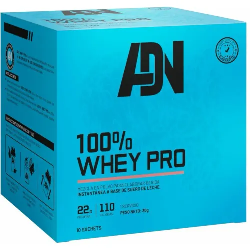ADN NUTRITION Adn Nutrition 100% Whey Pro Caja 10 Unid. Vainilla
