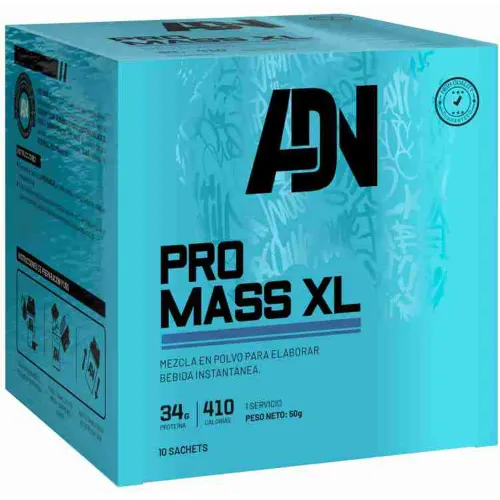 ADN NUTRITION Adn Nutrition Pro Mass Xl Caja 10 Unid. Cookie