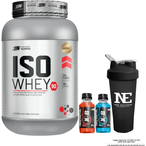 Universe Nutrition Iso Whey 90 1 Kg. Vainilla + Shaker