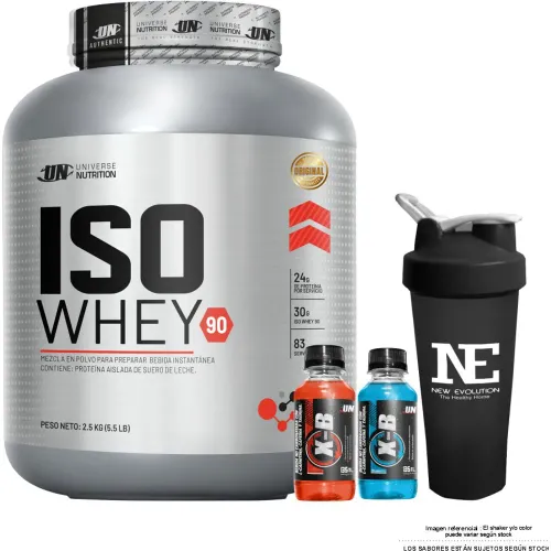 Universe Nutrition Iso Whey 90 2.5 Kg. Cookie + Shaker