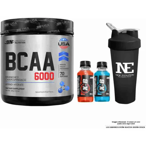 Universe Nutrition Bcaa 6000 490 Gr. Fruit Punch + Shaker