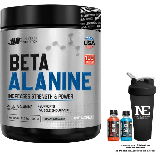 Universe Nutrition Universe Nutrition Beta Alanine 300 Gr. + Shaker
