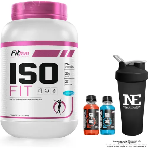 FITFEM Fitfem Iso Fit 1 Kg. Chocolate + Shaker