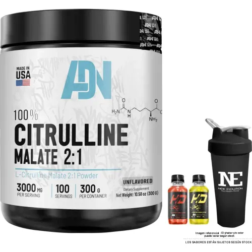 ADN NUTRITION 100% Citrulline Malate 2:1 300gr. + Shaker