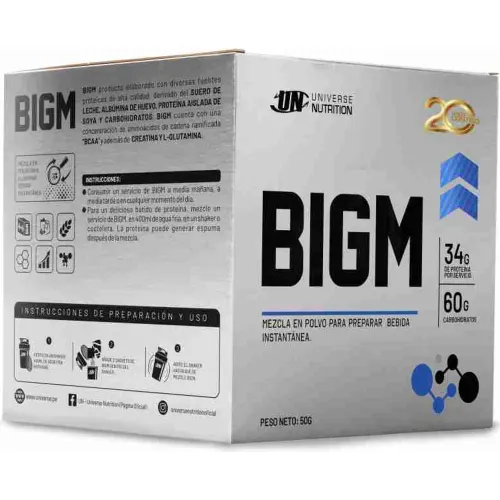 Universe Nutrition Universe Nutrition Bigm Caja 10 Unid. Vainilla