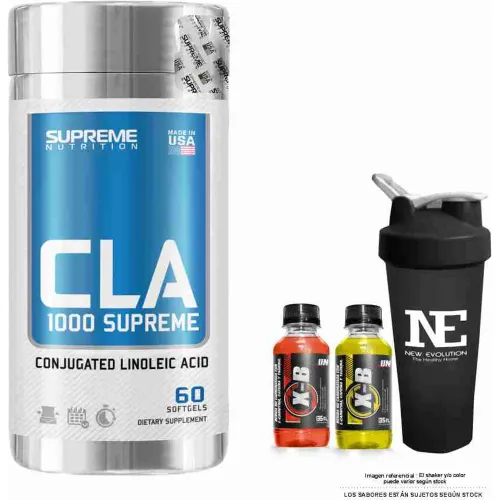 SUPREME NUTRITION Supreme Nutrition Cla 1000 Supreme 60 Caps. + Shaker