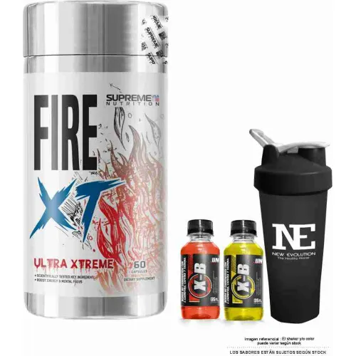 SUPREME NUTRITION Supreme Nutrition Fire Xt 60 Caps. + Shaker