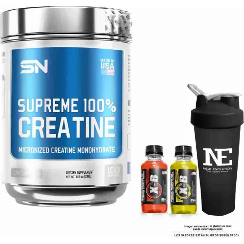 SUPREME NUTRITION Supreme 100% Creatine 250 Gr. + Shaker