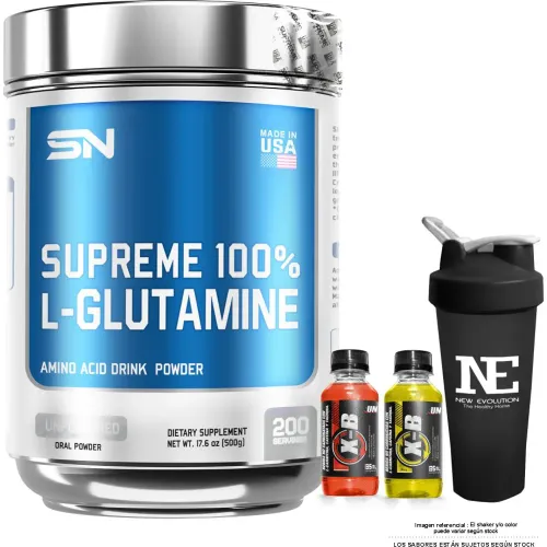 SUPREME NUTRITION Supreme 100% Glutamine 500 Gr. + Shaker