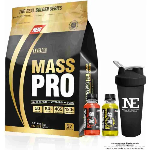 LEVEL PRO Level Pro Mass Pro 15 Libras Cookie + Shaker
