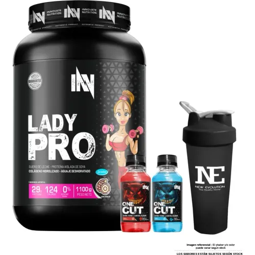 INNOVATE NUTRITION Innovate Nutrition Lady Pro 1 Kg. Chocolate + Shaker