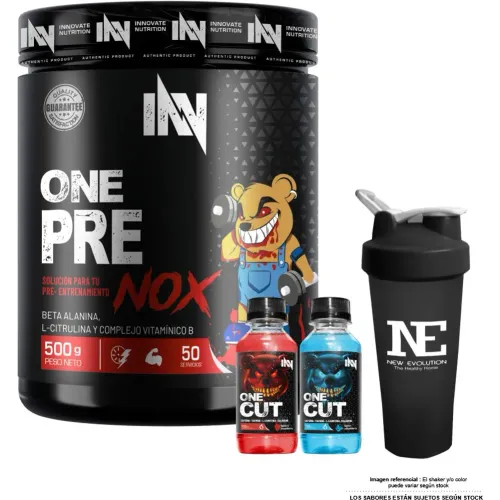 INNOVATE NUTRITION One Pre Nox 500 Gr. Fruit Punch + Shaker