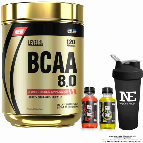 LEVEL PRO Level Pro Bcaa 8.0 1080gr Citrus Punch + Shaker