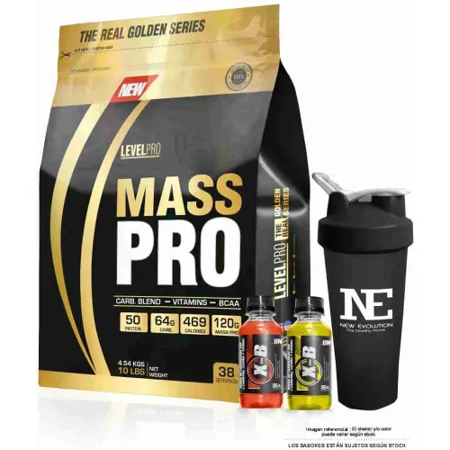 LEVEL PRO Level Pro Mass Pro 10 Libras Cookie + Shaker