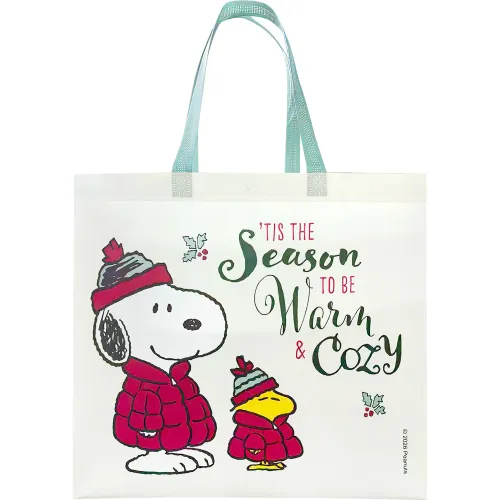 SNOOPY Bolsa Reutilizable Unisex Navidad Snoopy