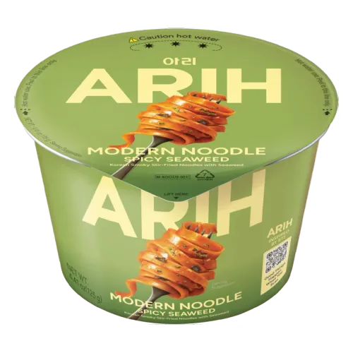 ARIH Bowl Noodle Arih Spicy Seaweed X 125 Gr.