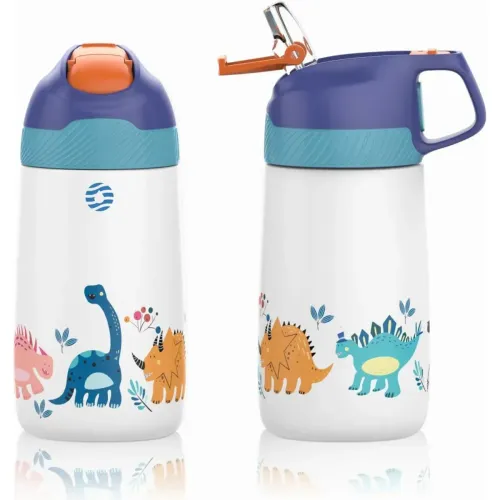 FJBOTTLE Botella Infantil De Acero Inoxidable 350 Ml