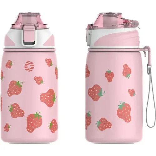 FJBOTTLE Botella Infantil De Acero Inoxidable 400 Ml