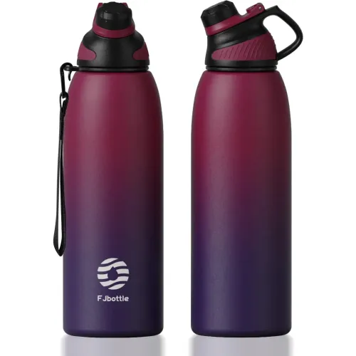 FJBOTTLE Botella De Agua Deportiva Con Aislamiento Y Tapa Magnética 800ml