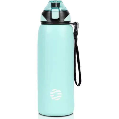 FJBOTTLE Botella De Acero Y Tapa Tritán 1000ml C/Porta Botella
