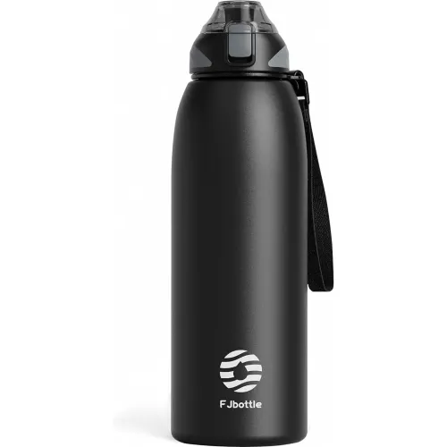 FJBOTTLE Botella De Acero Y Tapa Tritán 1500ml C/Porta Botella