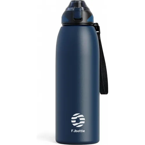 FJBOTTLE Botella De Acero Y Tapa Tritán 1500ml C/Porta Botella