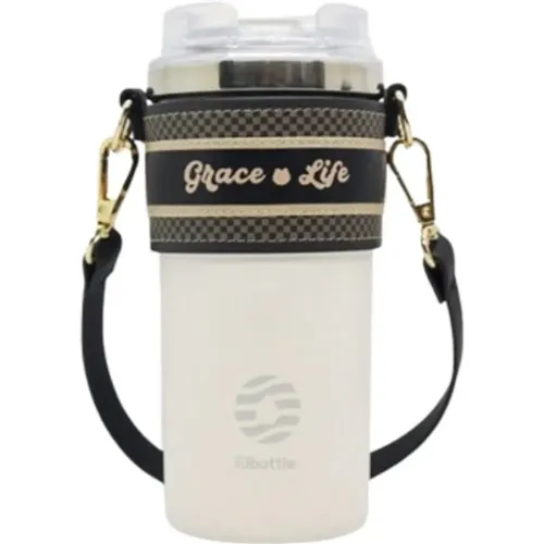 FJBOTTLE Taza Mug Témico Acero Inox Con Tapa De Tritán Y Pita 500ml