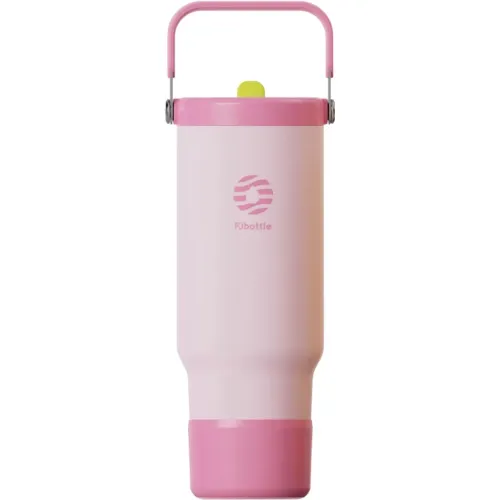FJBOTTLE Botella De Acero Inox De 1200ml Con Pajita Abatible