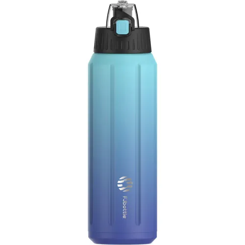 FJBOTTLE Botella De Acero Con Tapa Tritán Y Aislamiento 600ml