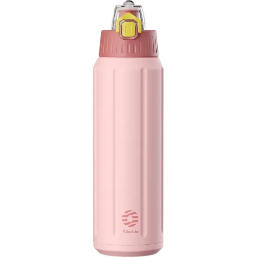 FJBOTTLE Botella De Acero Con Tapa Tritán Y Aislamiento 600ml