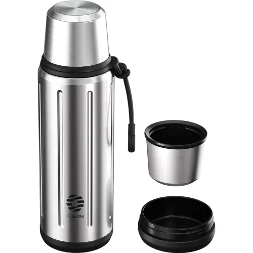 FJBOTTLE Termo Con Vaso De 1 Litro (72hrs Frío 24hrs Caliente)