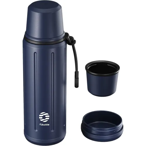 FJBOTTLE Termo Con Vaso De 1 Litro (72hrs Frío 24hrs Caliente)