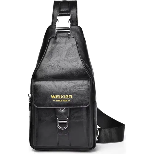 Weixier Bolso De Pecho Unisex Cuero Pu Vintage