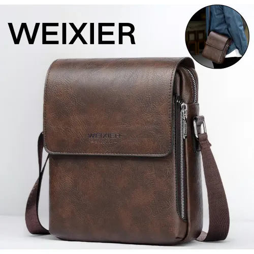 Weixier Bolso Bandolera De Cuero Pu Retro