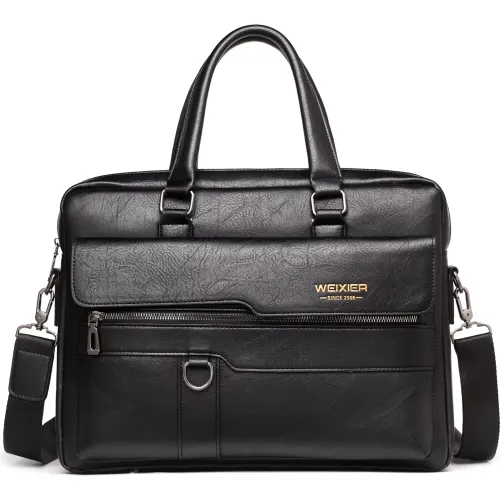 Weixier Maletin Laptop 14 Hombre Cuero Pu